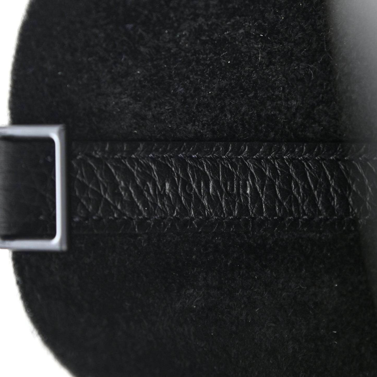 Taurillon Clemence Monochrome Picotin Lock 18 PM Black