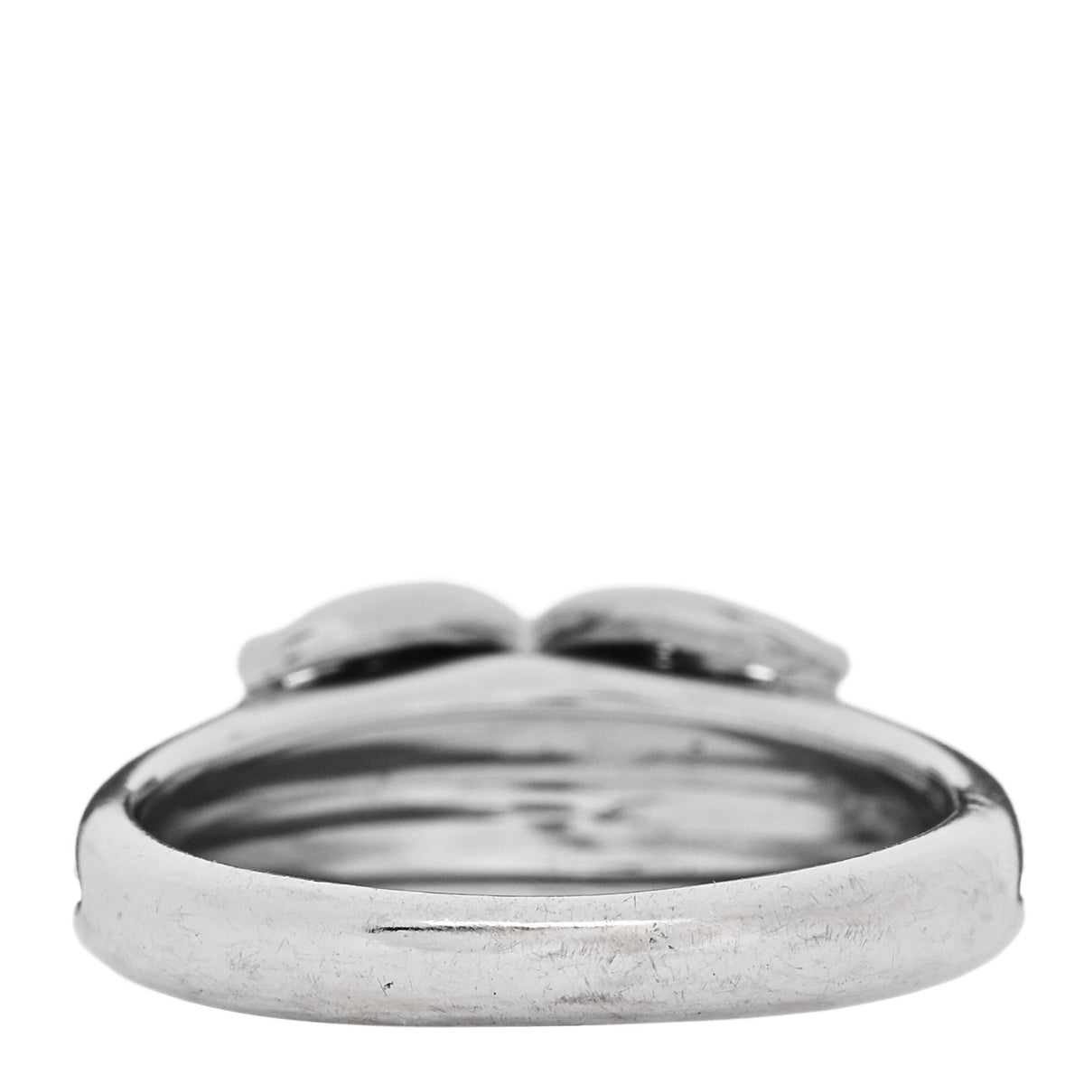 18K White Gold Diamond Signature X Ring 56 7.5
