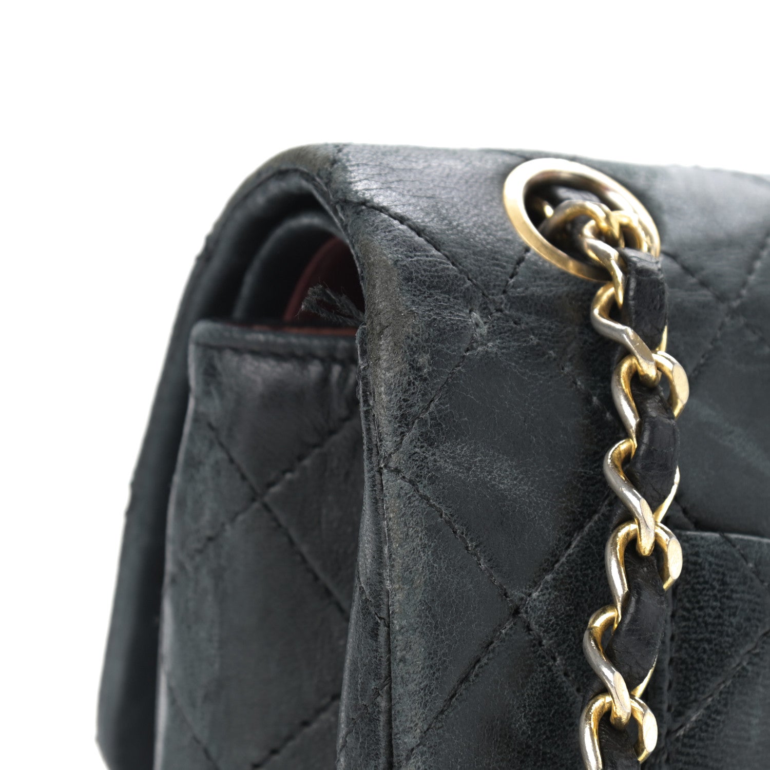 Chanel Lambskin Quilted Small Double Flap Black 17 of 19