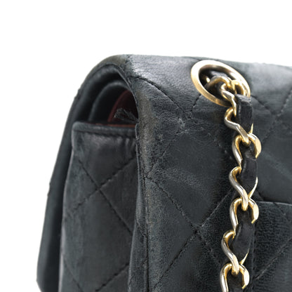 Chanel Lambskin Quilted Small Double Flap Black 17 of 19