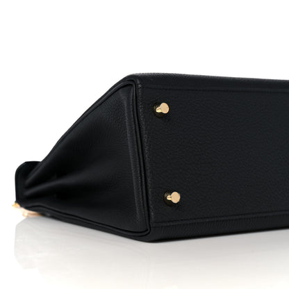 Hermes Togo Kelly Retourne 28 Black 7 of 9