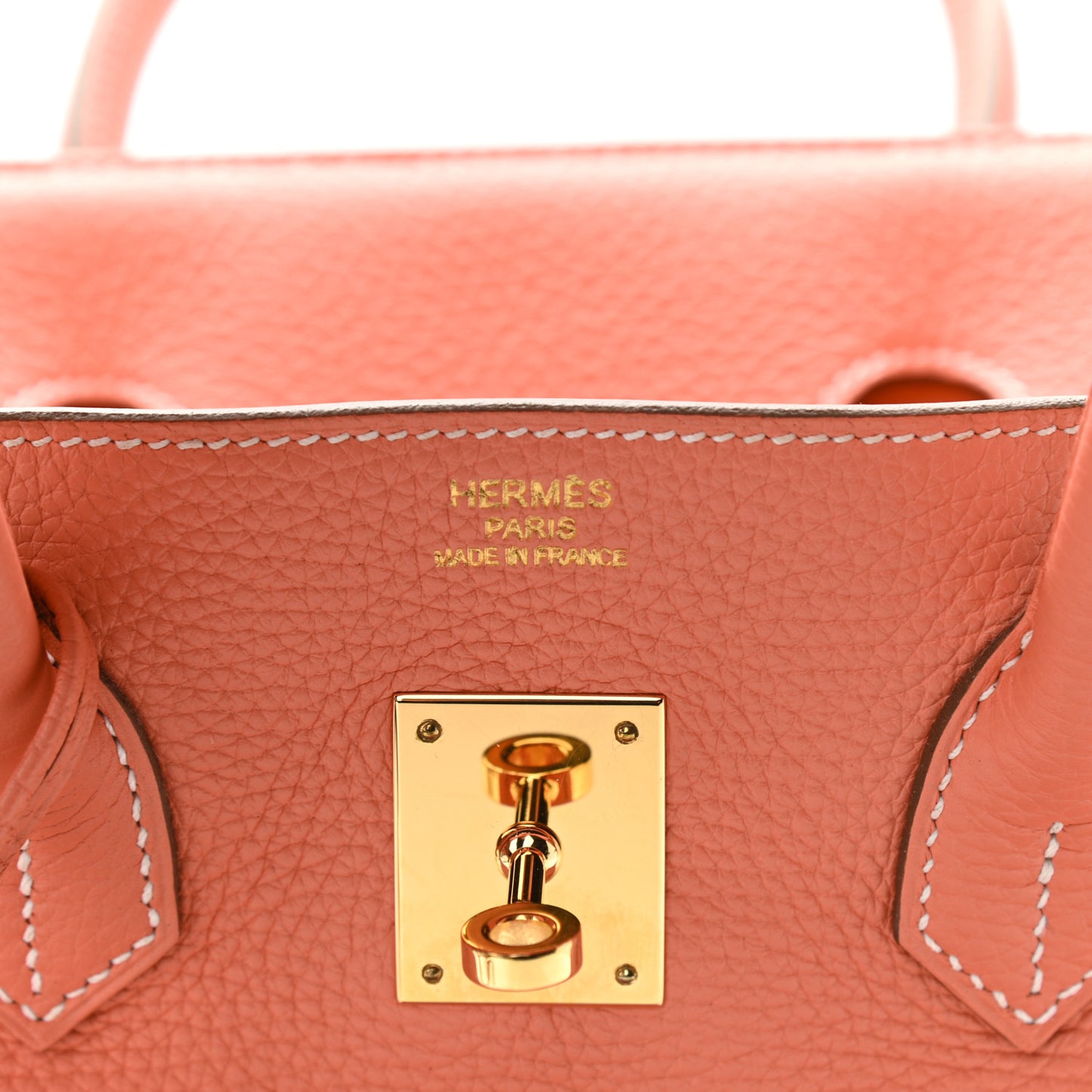 Taurillon Clemence Birkin 35 Crevette