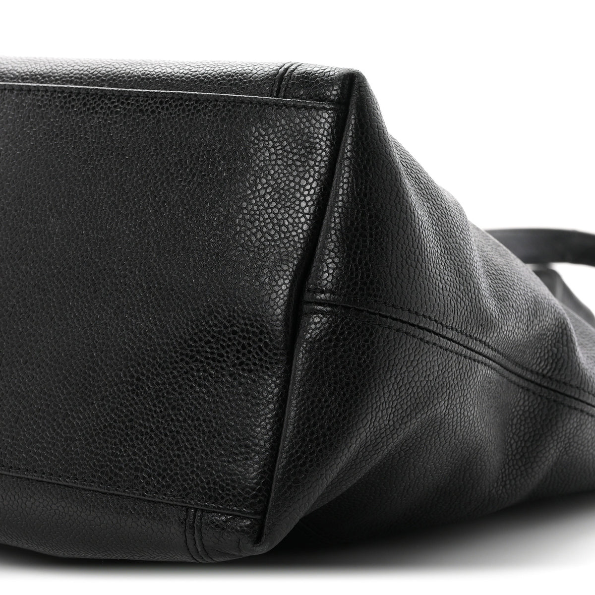Chanel Caviar CC Shopper Tote Black 19 of 25