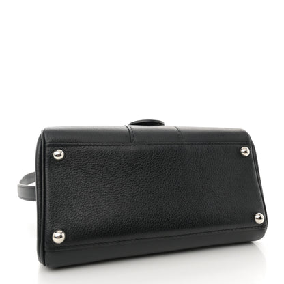 Delvaux Grained Calfskin Mini Brillant Satchel Black 4 of 10