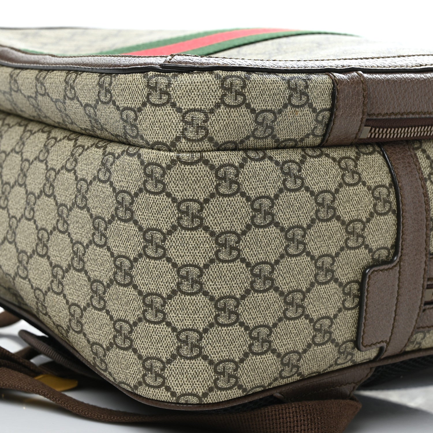 Gucci GG Supreme Monogram Medium Ophidia Day Backpack Brown 9 of 9