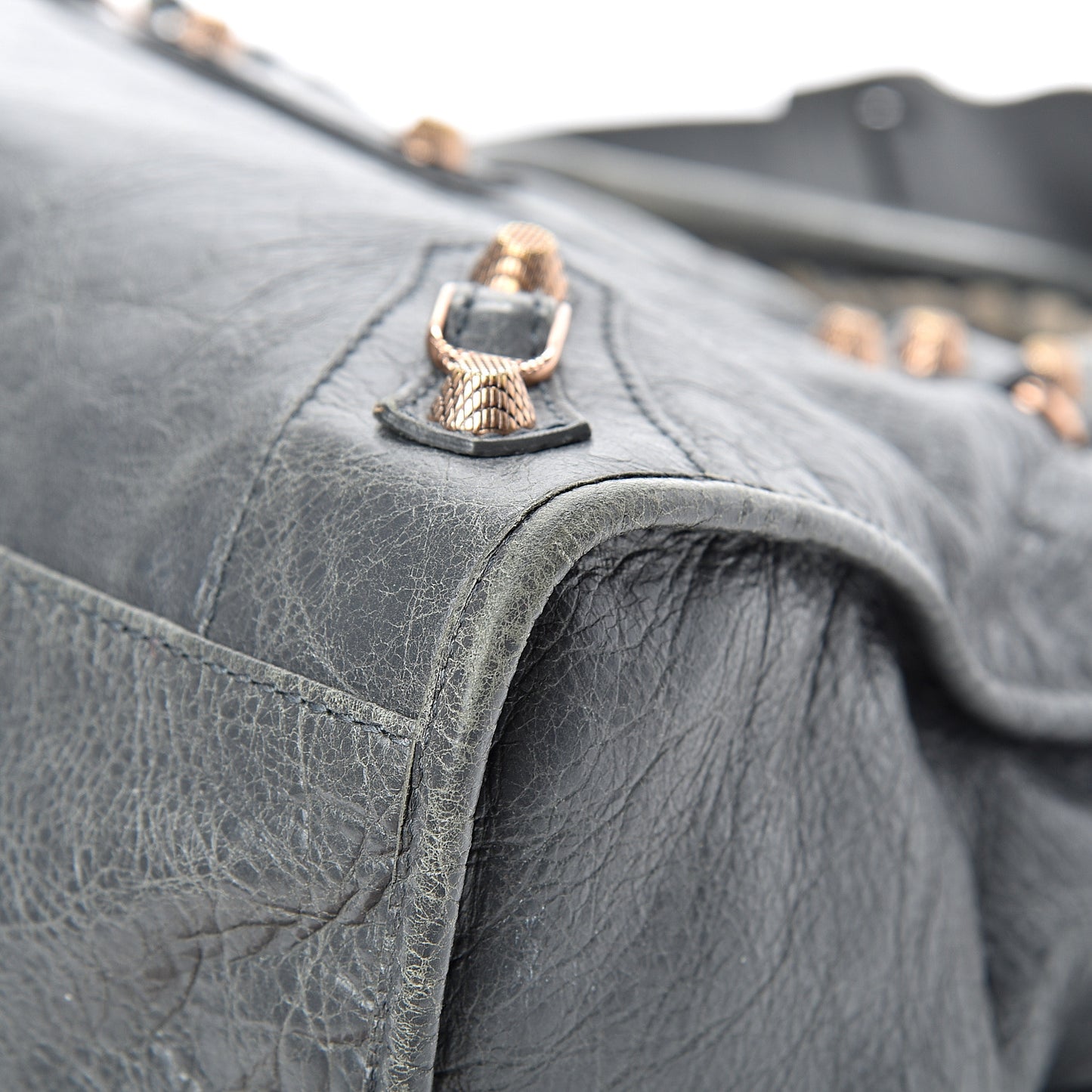 Agneau Giant 12 Rose Gold Hardware City Gris Tarmac