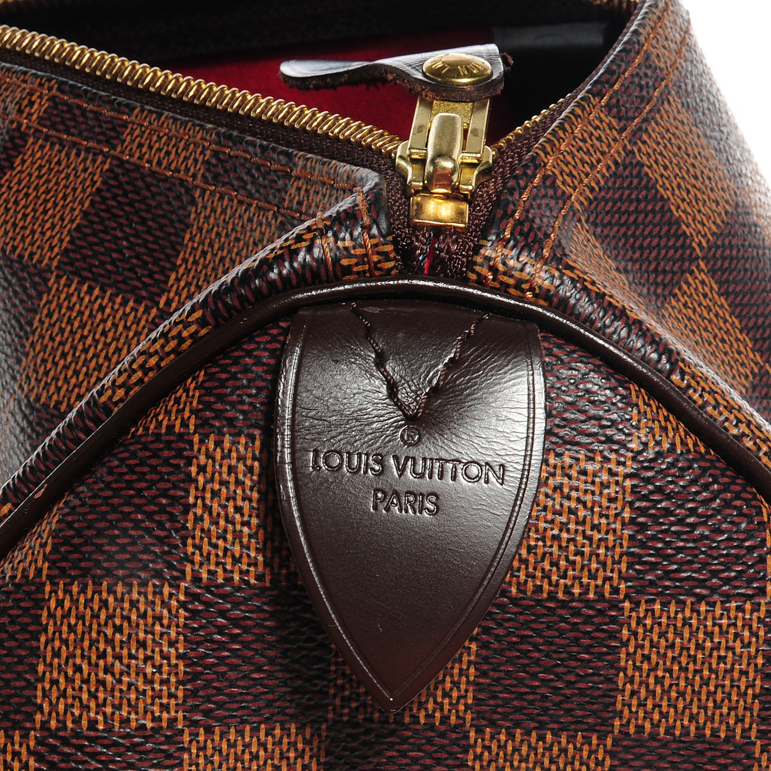 Louis Vuitton Damier Ebene Speedy 35 6 of 8