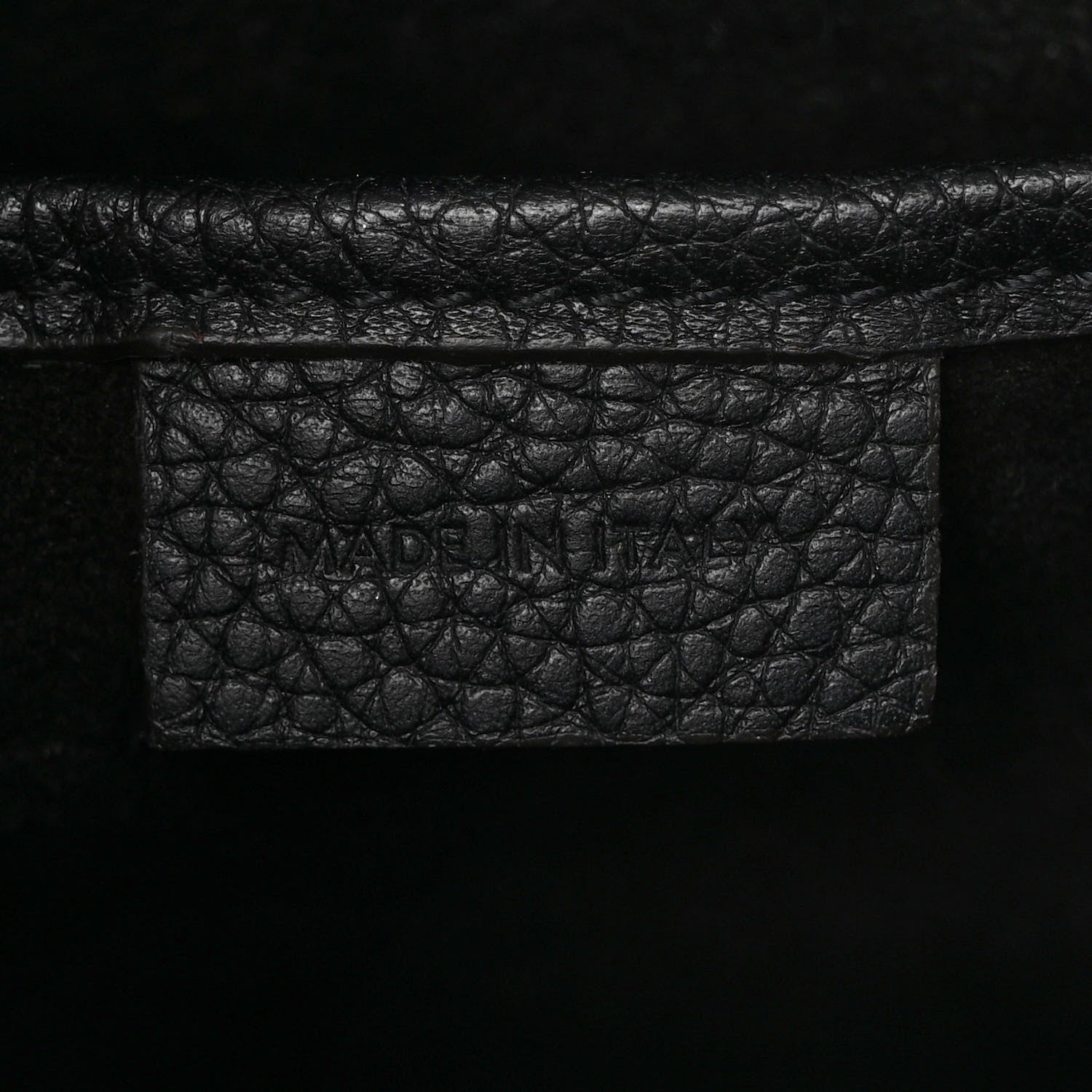Celine Drummed Calfskin Nano Luggage Black 7 of 9