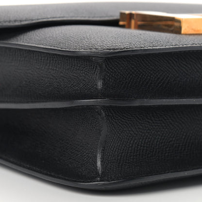 Hermes Epsom Constance 24 Black 8 of 10