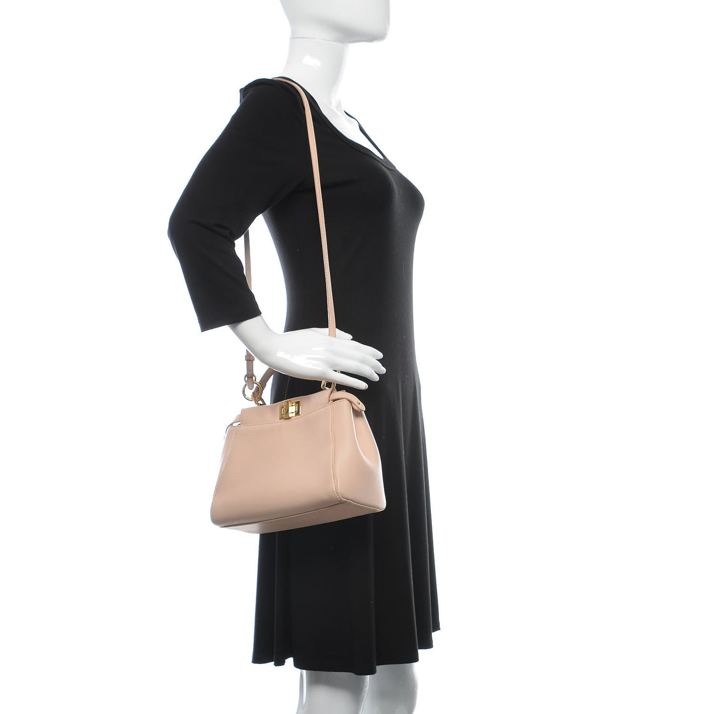 Nappa Mini Peekaboo Iconic Satchel Rosa Plaster