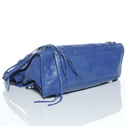 Balenciaga Agneau Classic Hardware City Bleut Bleu Glacier 4 of 7