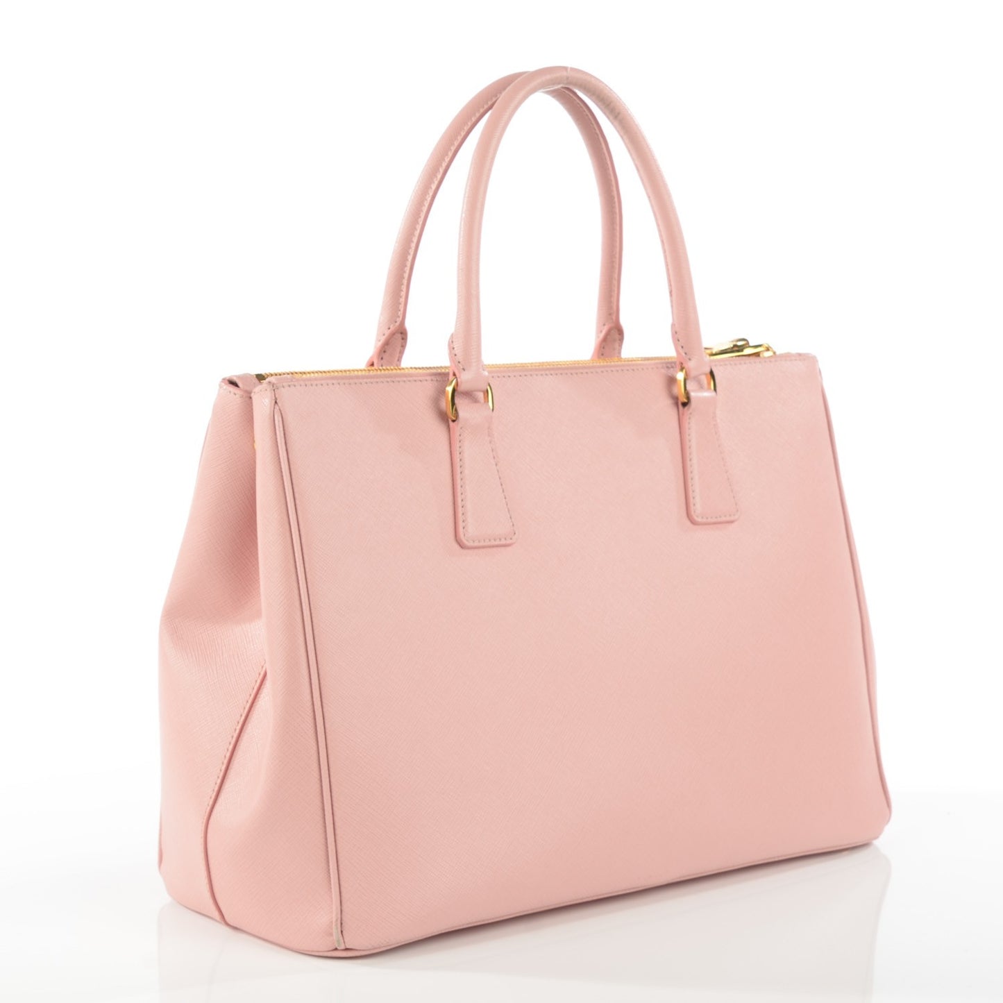 Saffiano Medium Galleria Double Zip Tote Orchidea