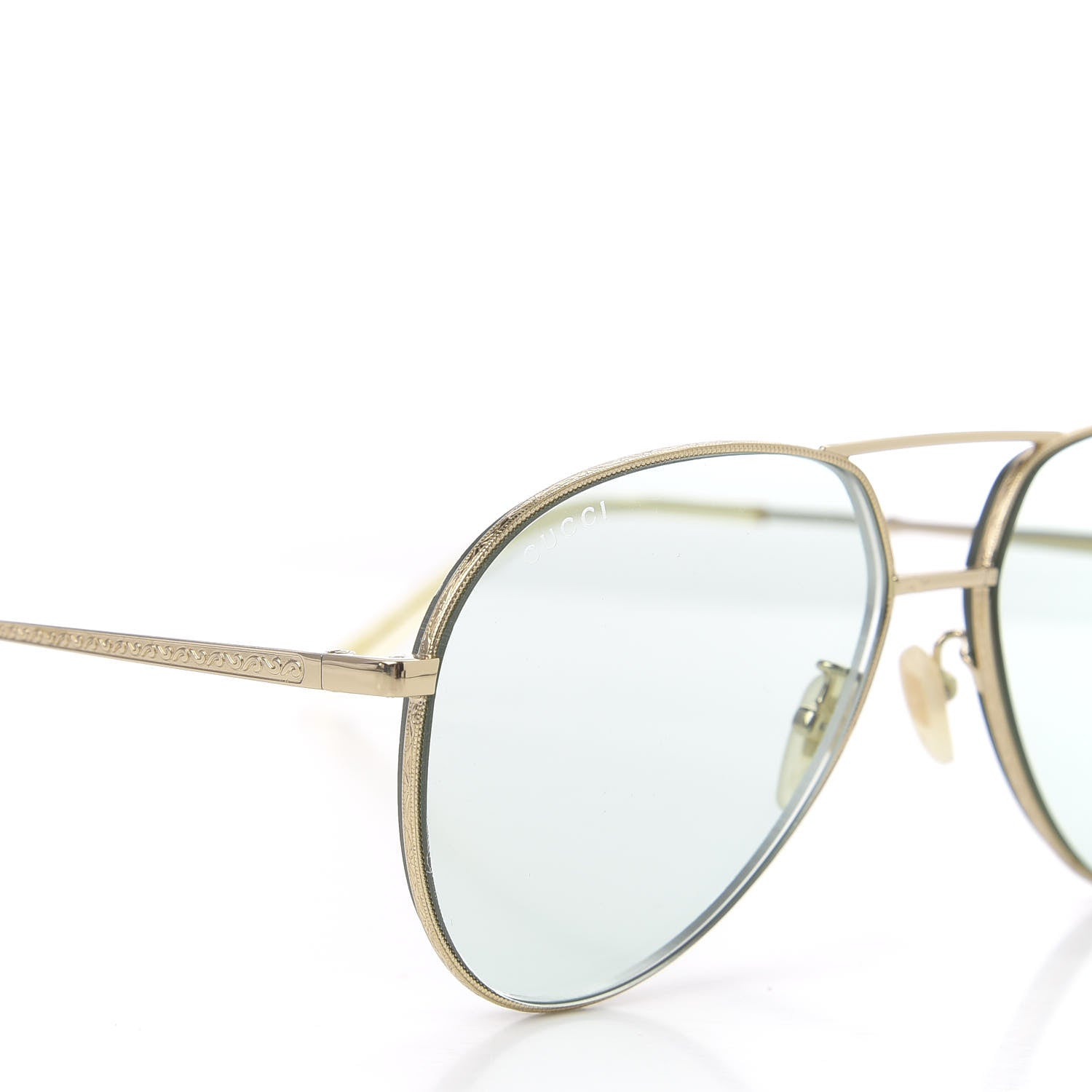 Gucci Aviator Sunglasses GG0356S Gold 6 of 7