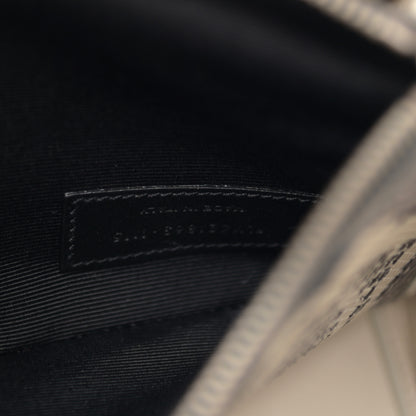 Saint Laurent Grained Calfskin Baby Sac De Jour White Black 6 of 9