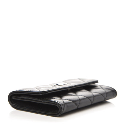 Chanel Lambskin Quilted Flap Card Holder Black 4 of 9