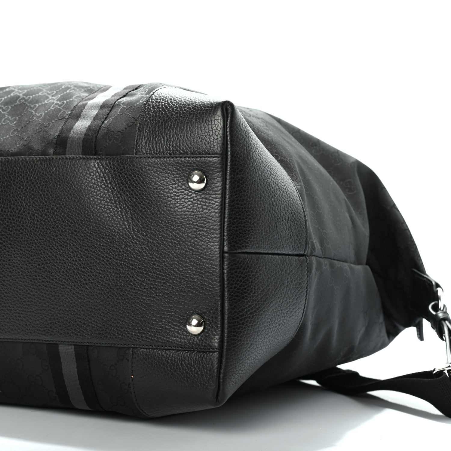 Gucci Nylon Monogram XL Duffle Bag Black 8 of 8