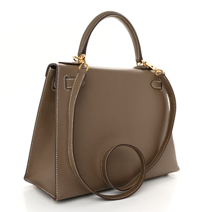 Hermes Epsom Kelly Sellier 28 Etoupe 3 of 10