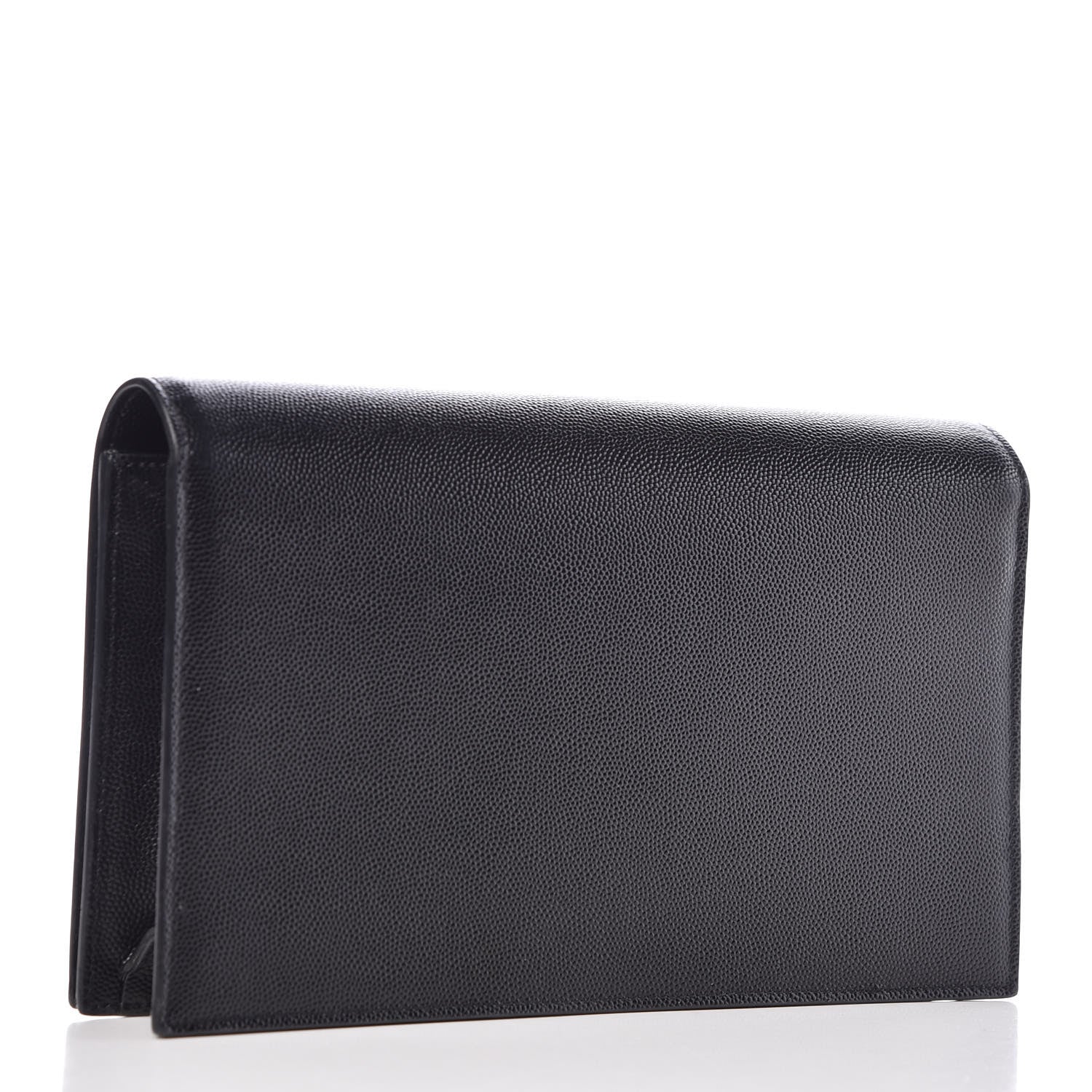 Saint Laurent Grain De Poudre Classic Monogram Kate Clutch Black 3 of 12