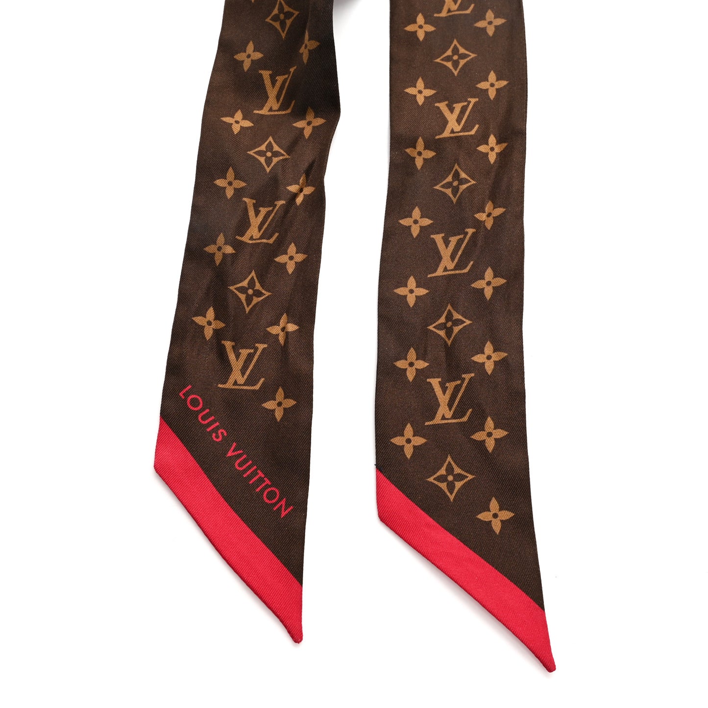 LV X TM Silk Monogram Cerises Bandeau Brown