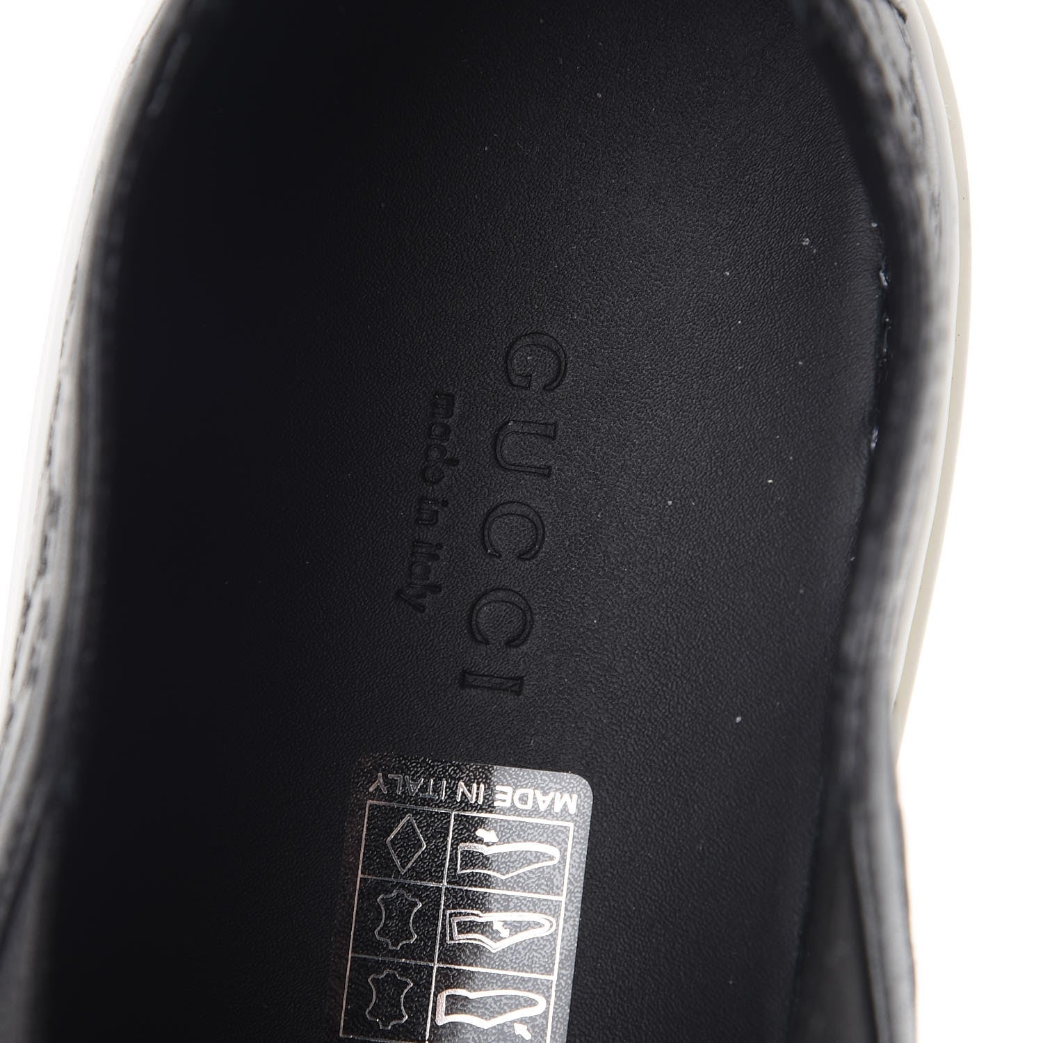 Gucci Microguccissima Slip On Sneakers 38.5 Black 9 of 11