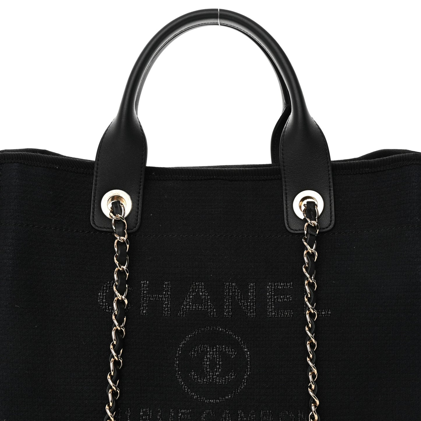 Mixed Fibers Small Deauville Tote Black