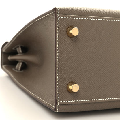 Hermes Epsom Kelly Sellier 25 Etoupe 9 of 11