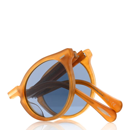 Oliver Peoples Gregory Peck 1962 Sunglasses Amber Tortoise 9 of 10