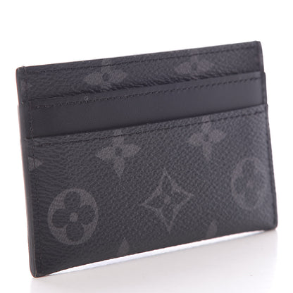 Louis Vuitton Monogram Eclipse Porte-Cartes Double Card Holder 3 of 7