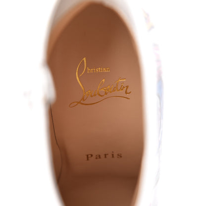 Christian Louboutin Calfskin In Love 100 Booties 36.5 White 7 of 9