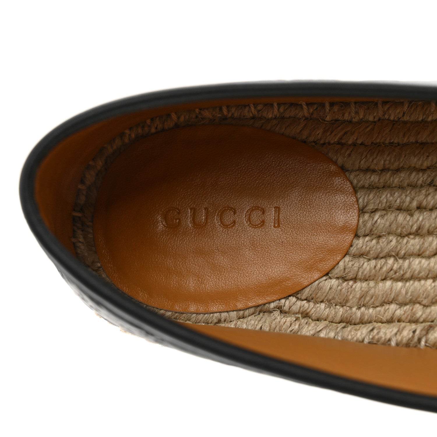 Gucci Microguccissima Signature Espadrilles 38.5 Black 7 of 9