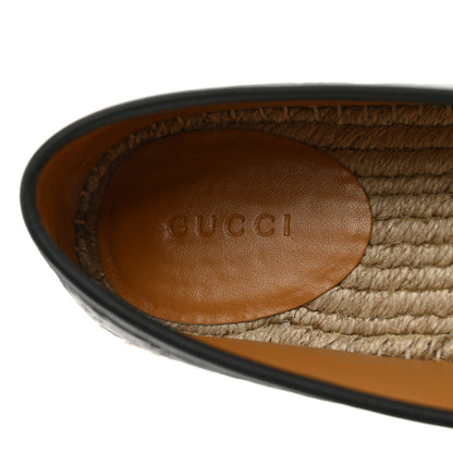 Gucci Microguccissima Signature Espadrilles 38.5 Black 7 of 9
