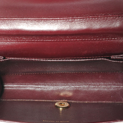 Chanel Crocodile Evening Flap Bordeaux 5 of 7