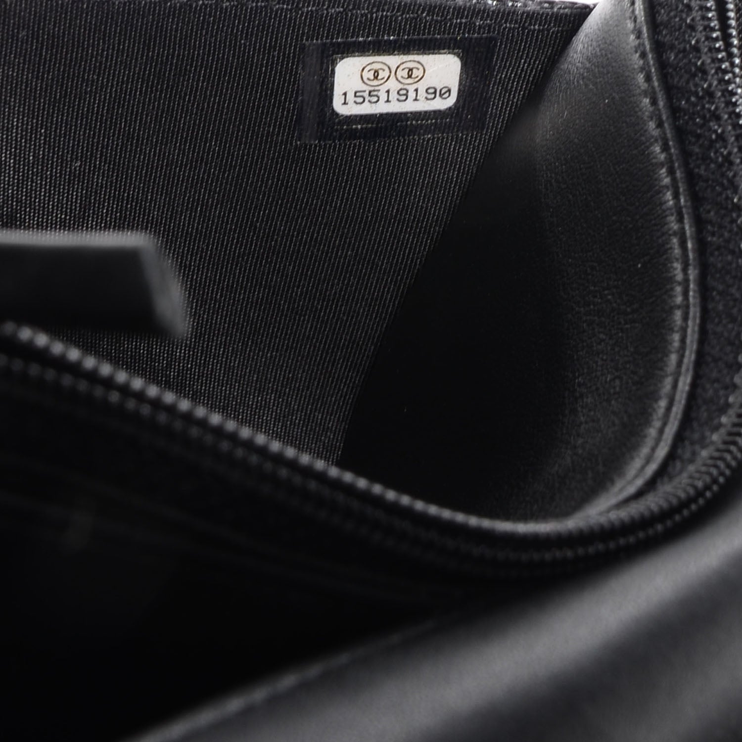 Chanel Caviar Timeless CC Wallet on Chain WOC Black 8 of 8