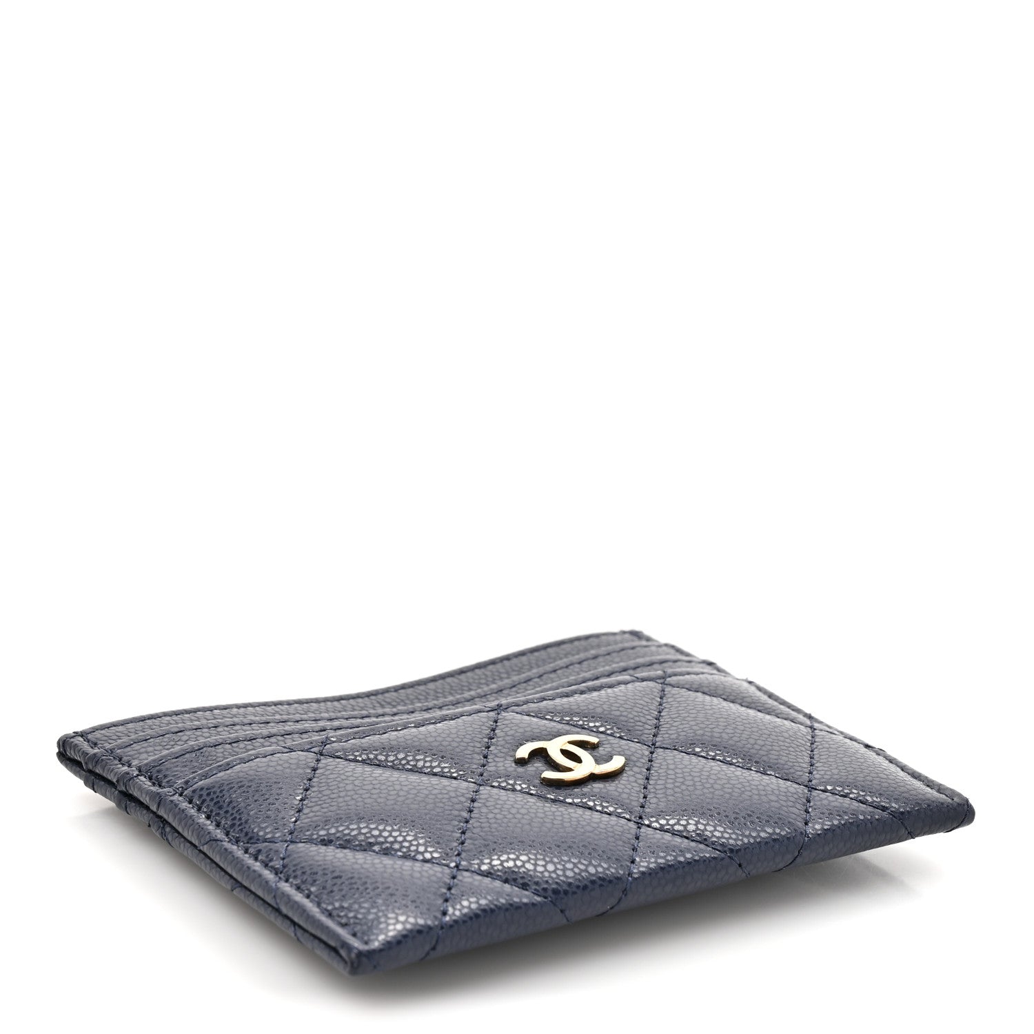 Chanel Caviar Quilted Multi Card Holder Navy 8 of 20