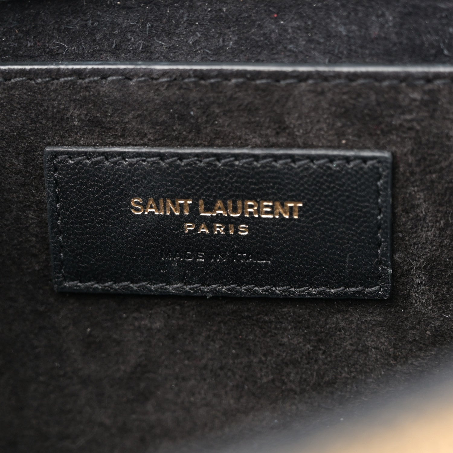 Saint Laurent Metallic Calfskin Small Classic Monogram Kate Satchel Oro 6 of 11