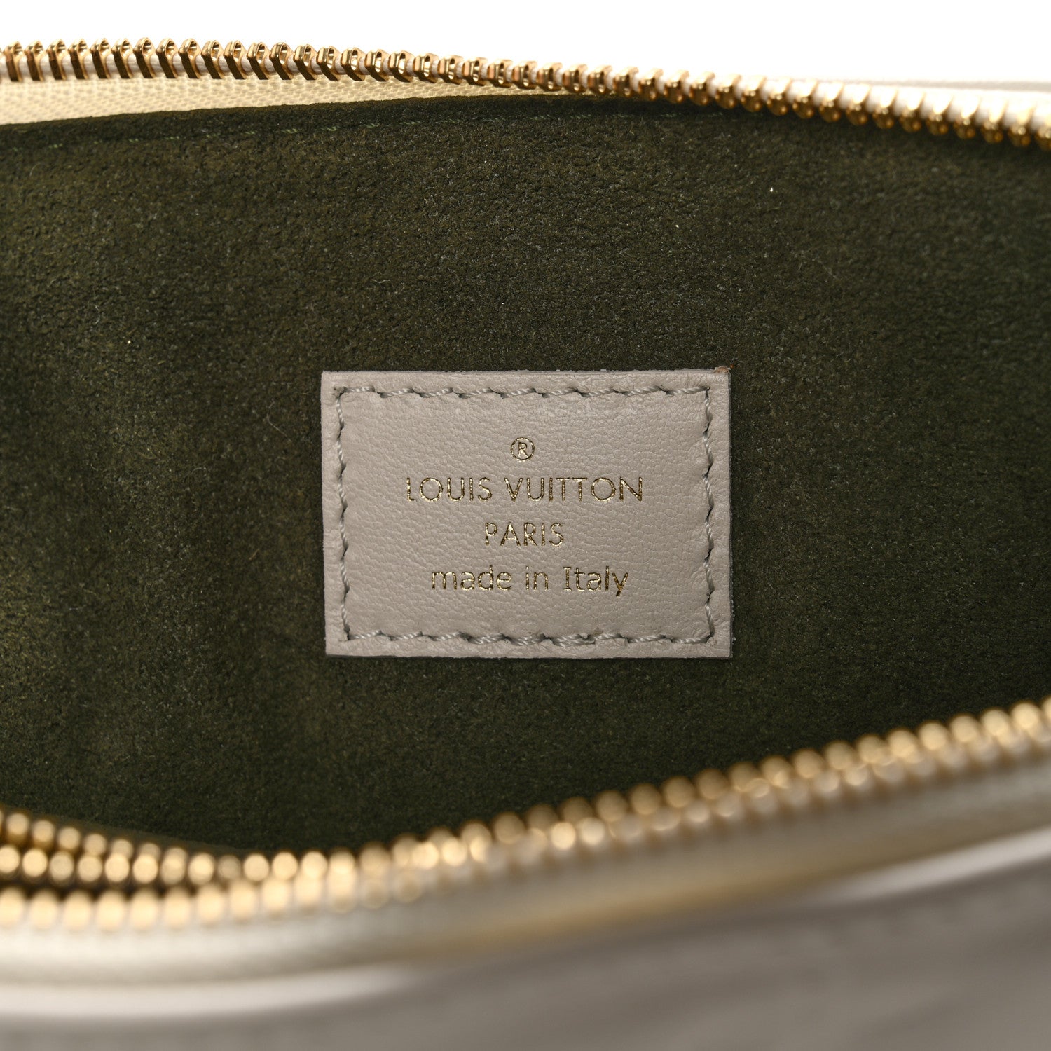 Louis Vuitton Lambskin Embossed Monogram Coussin PM Cream 6 of 12