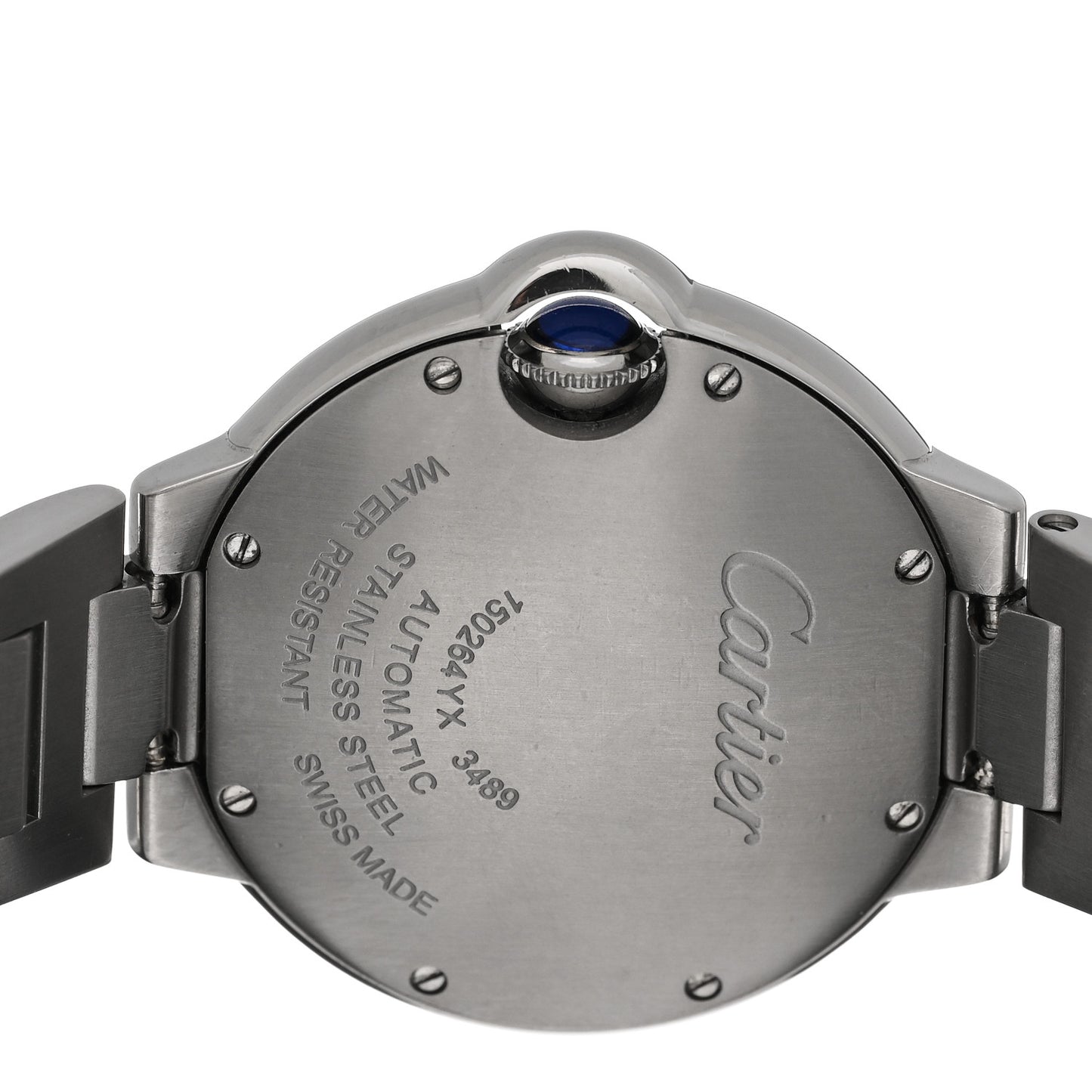 Stainless Steel Diamond Bezel 33mm Ballon Bleu De Cartier Automatic Watch