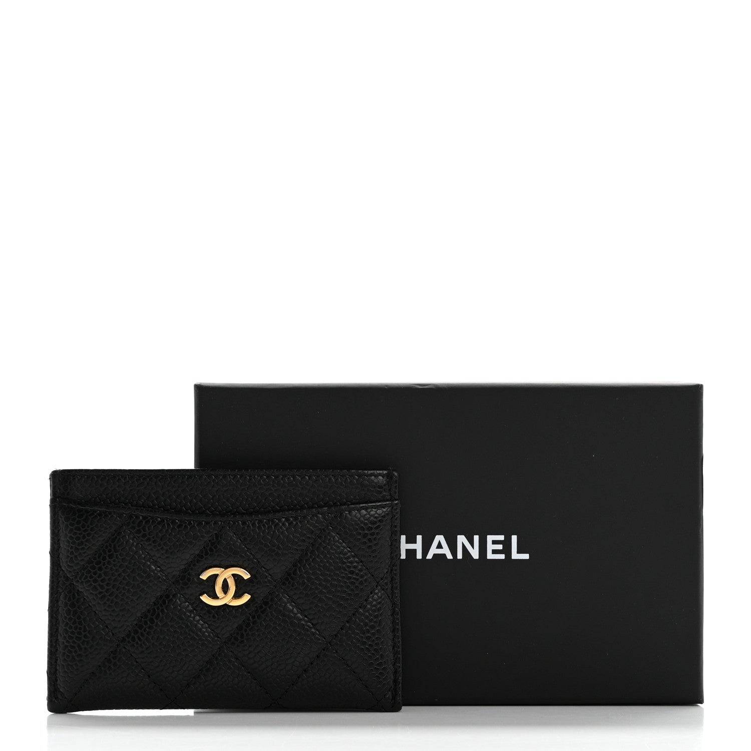 Chanel Caviar Quilted Card Holder Black 7 of 7