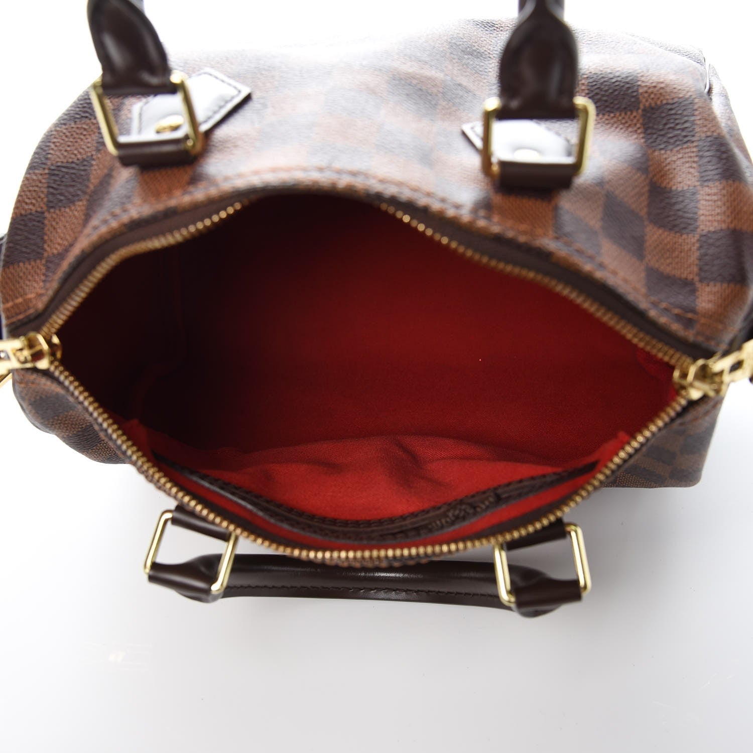 Louis Vuitton Damier Ebene Speedy Bandouliere 25 5 of 8