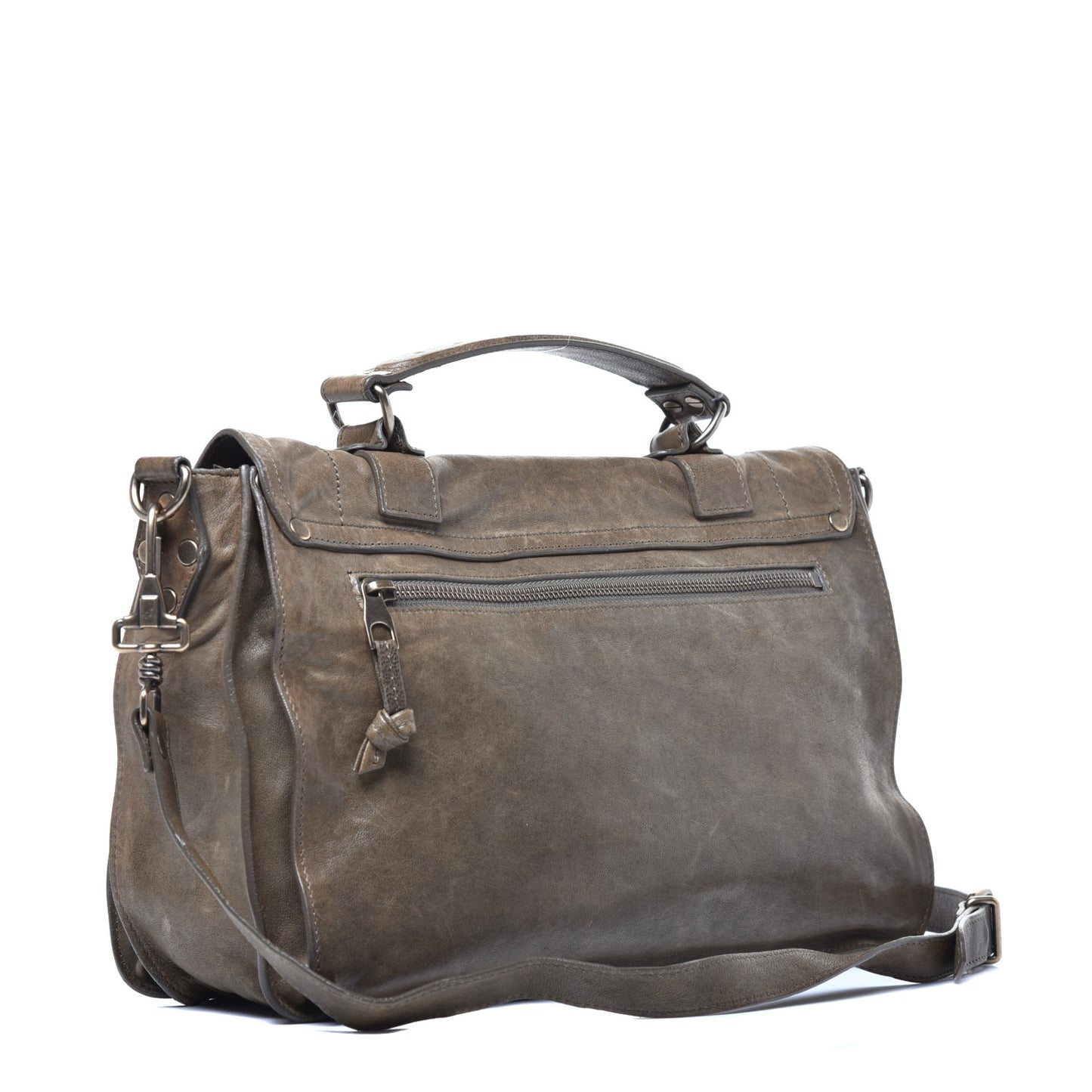 Lambskin Medium PS1 Satchel Military