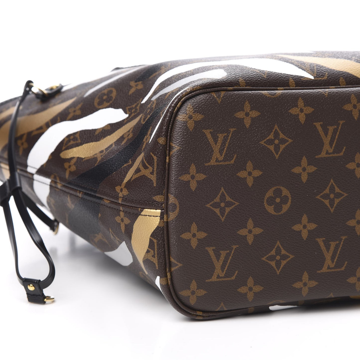 X LOL Monogram Neverfull MM Gold Silver