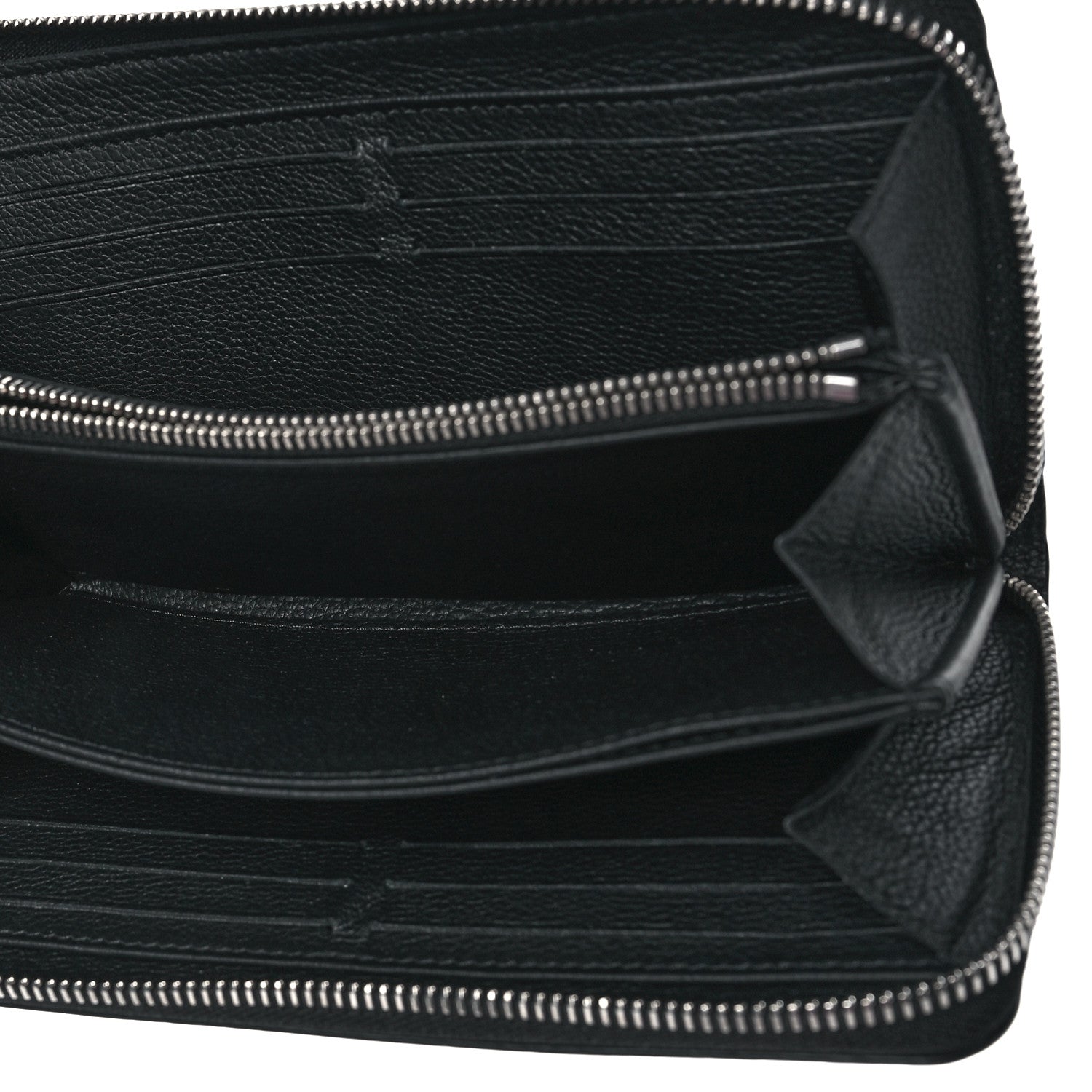 Louis Vuitton Calfskin Zippy Lockme Wallet Black 5 of 8