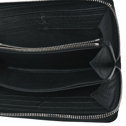 Louis Vuitton Calfskin Zippy Lockme Wallet Black 5 of 8