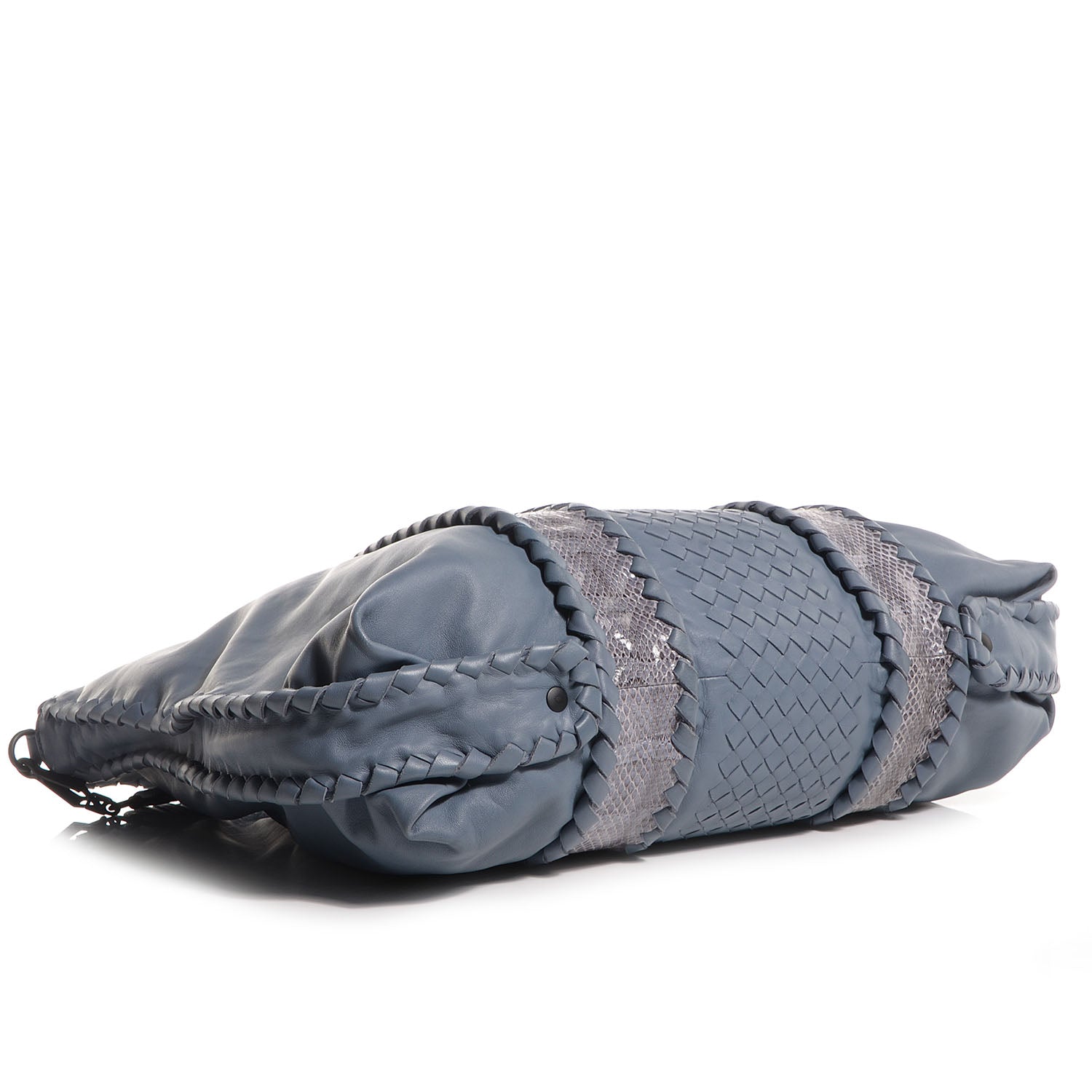 Bottega Veneta Nappa Intrecciato Ayers Convertible Tote Krim 4 of 8