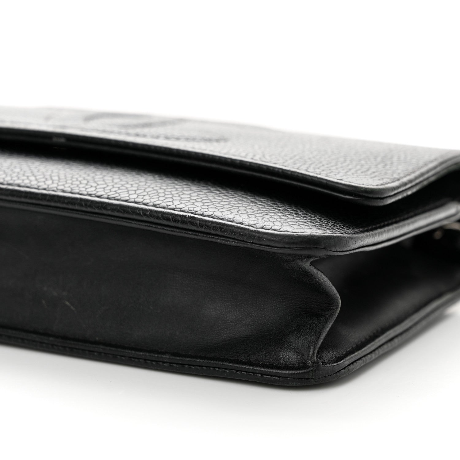 Chanel Caviar Timeless CC Wallet on Chain WOC Black 10 of 16