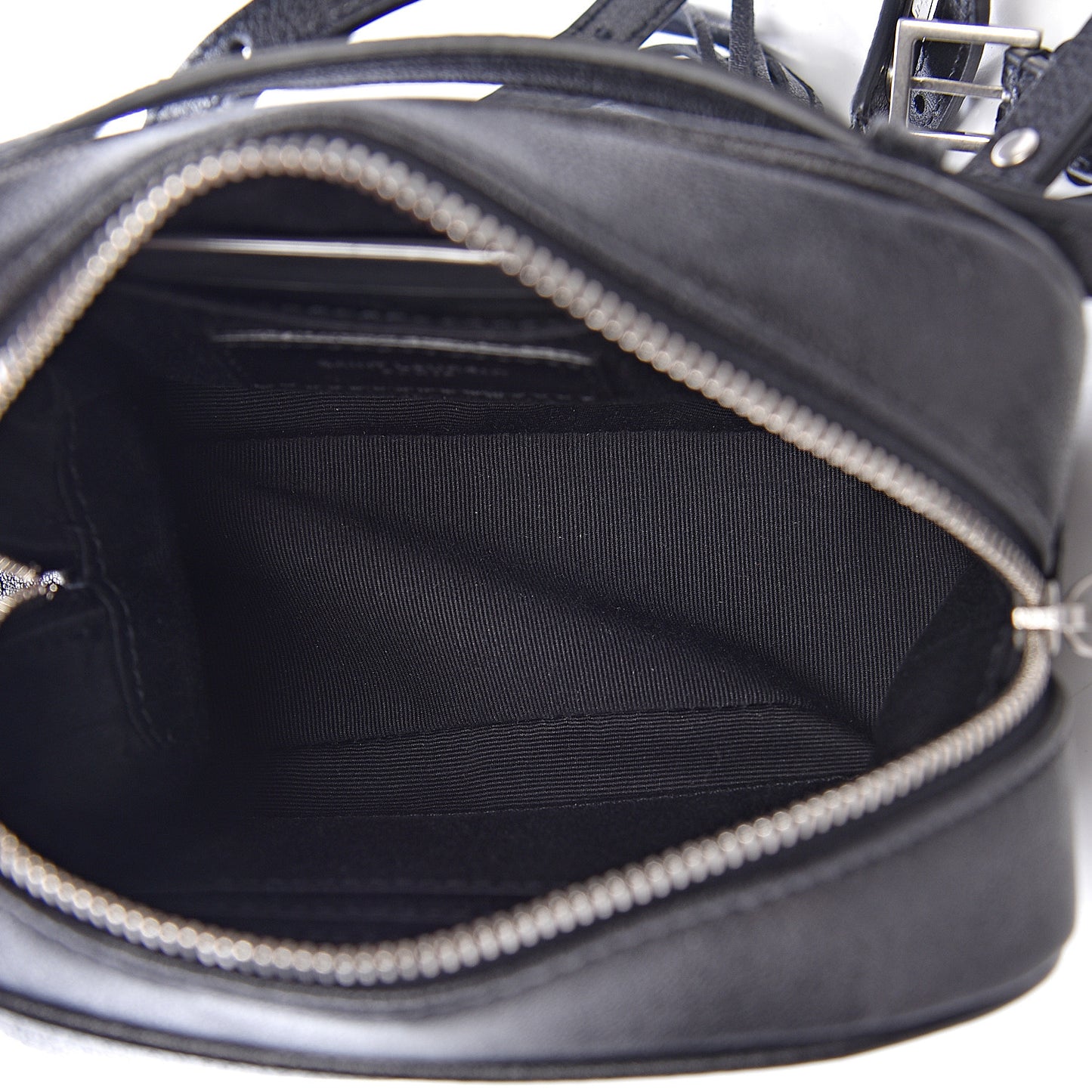 Lambskin Monogram Lou Belt Bag Black
