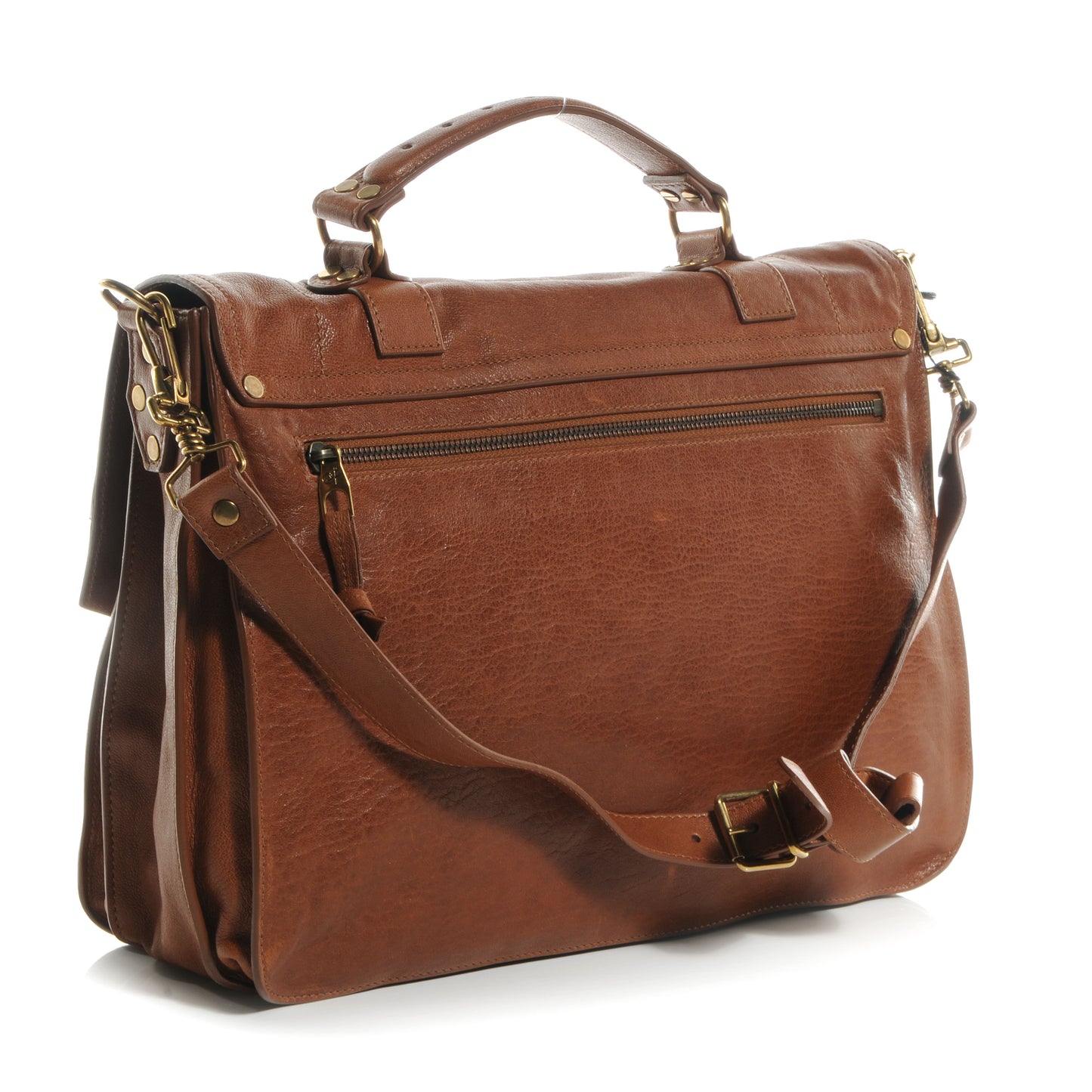 Lambskin Large PS1 Satchel Saddle