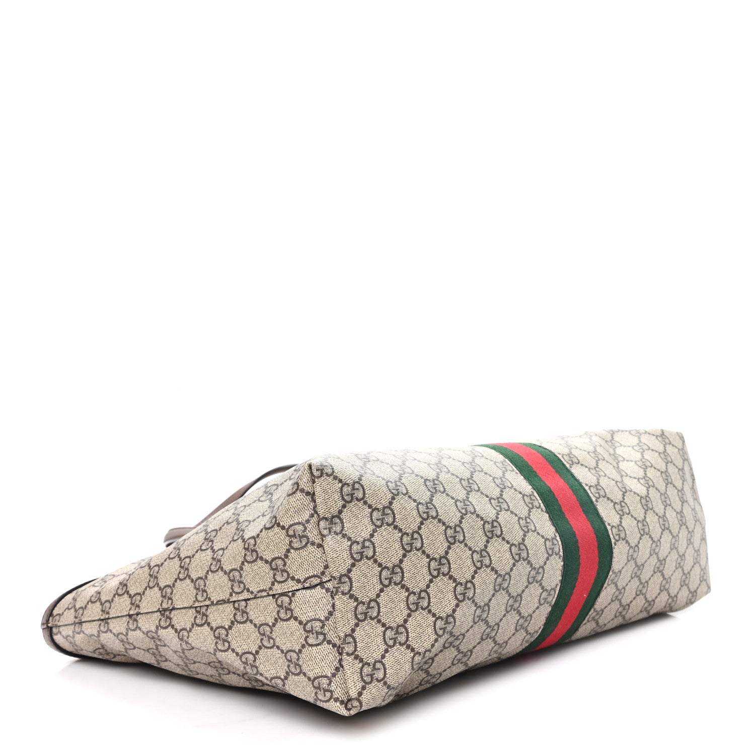 Gucci GG Supreme Monogram Medium Ophidia Shopping Tote Brown 4 of 9
