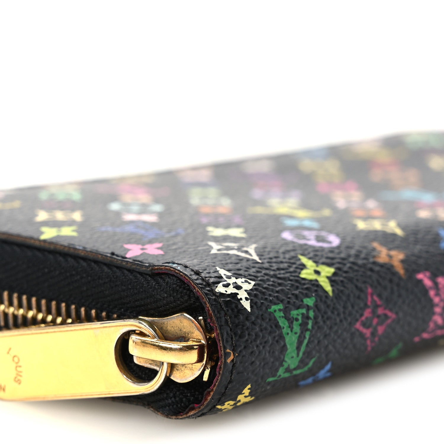 Louis Vuitton Monogram Multicolor Zippy Wallet Black Grenade