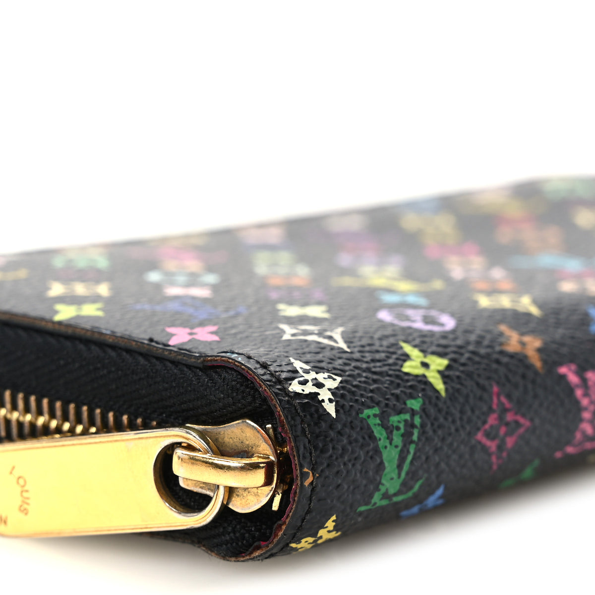 Louis Vuitton Monogram Multicolor Zippy Wallet Black Grenade 9 of 11